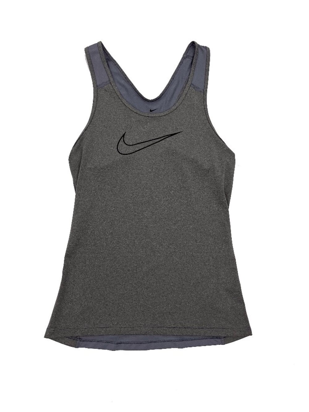 Nike Dri Fit Gray Tank Top Womens XS X-Small